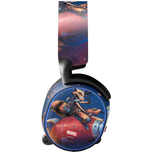 Marvel Rocket Raccoon Rocket Ride SteelSeries Arctis 3 Skin